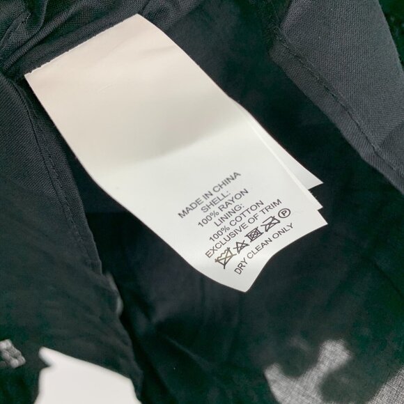 Kate Spade Dress Black Swiss Dot Sleeveless Midi Tie Neck NWT - Picture 12 of 12